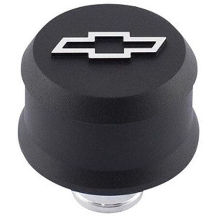 Proform 141858 2.5 in. Round Crankcase Breather Cap - Black P75-141858